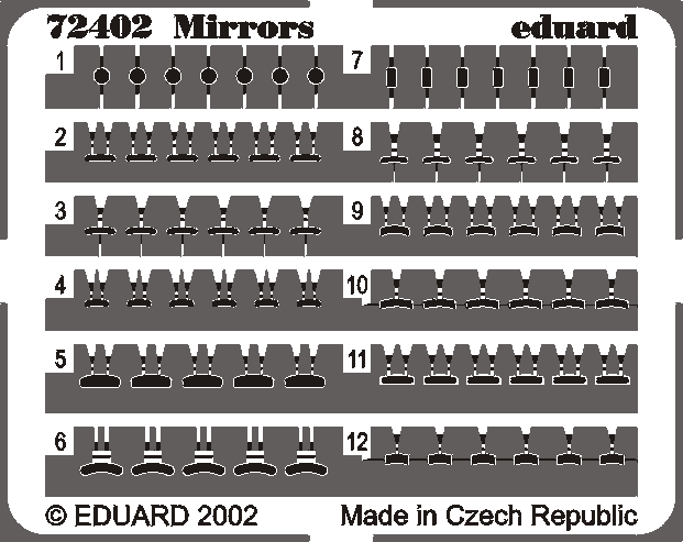 1:72 Mirrors