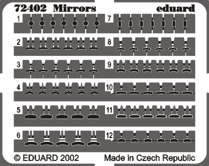 1:72 Mirrors