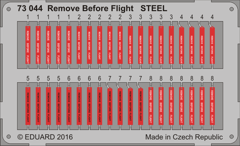1:72 Remove Before Flight STEEL