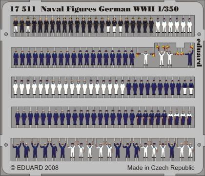 1:350 Naval Figures German WWII