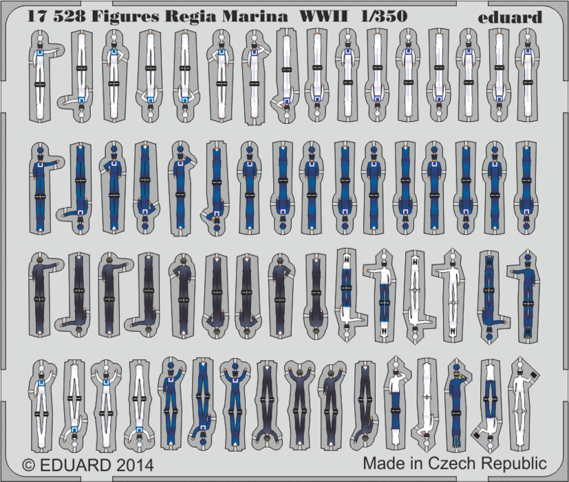 1:350 Figures Regia Marina WWII S.A.    3D