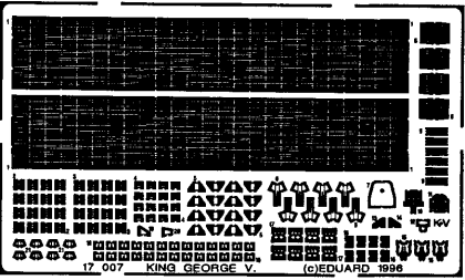 1:700 HMS King George V.