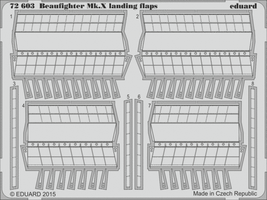 1:72 Beaufighter Mk.X landing flaps