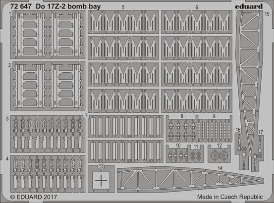 1:72 Do 17Z-2 bomb bay