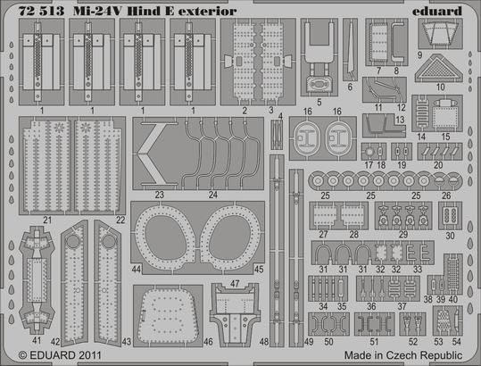 1:72 Mi-24V Hind E exterior