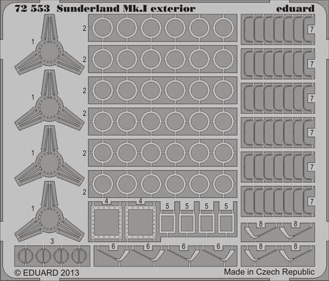 1:72 Sunderland Mk.I exterior