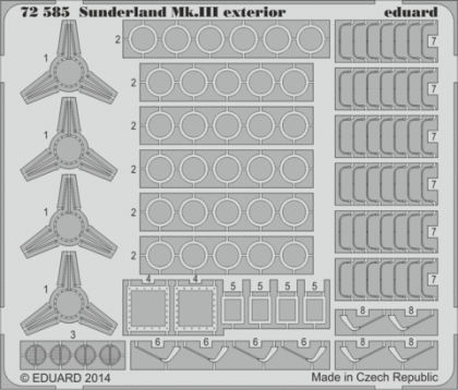 1:72 Sunderland Mk.III exterior