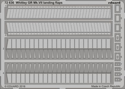 1:72 Whitley GR Mk.VII landing flaps
