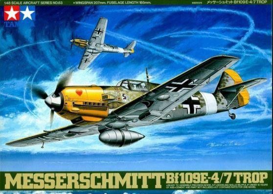 1:48 Messerschmitt Bf109 E-4/7 Trop