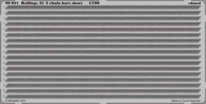 1:700 Railings 45´ 3 chain bars short