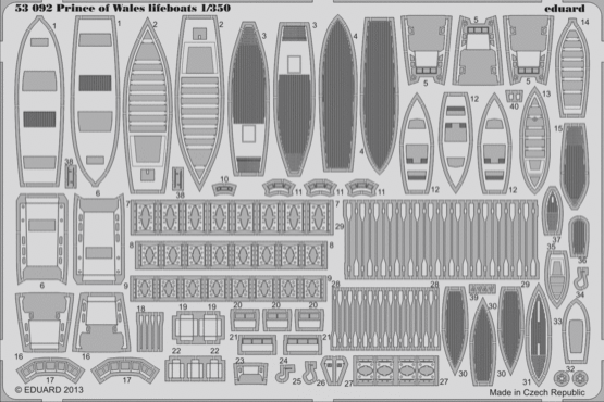 1:350 Prince of Wales lifeboats