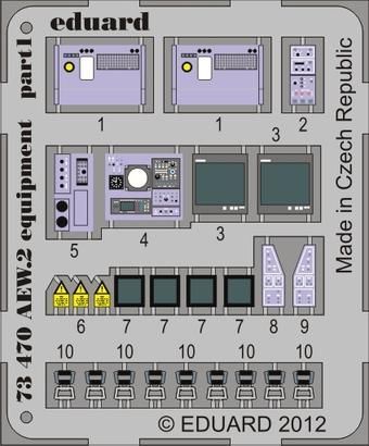 1:72 Sea King AEW.2 equipment