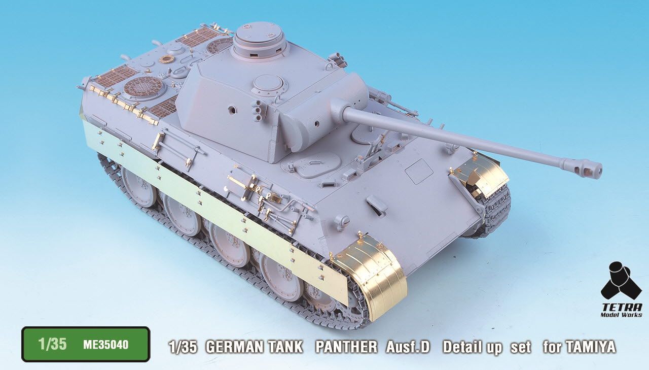1/35 German Panther Ausf.D Detail up set for Tamiya