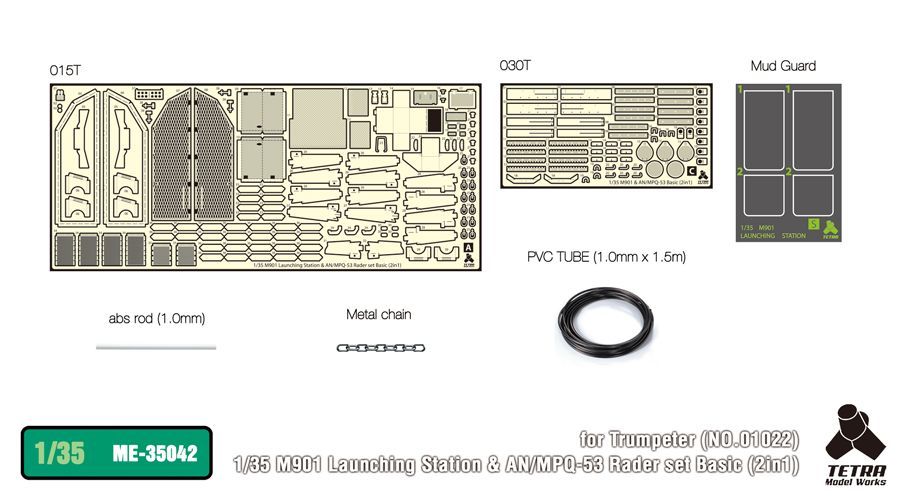 1/35 MIM-104 Patriot SAM System Basic Detail up set for Trumpeter