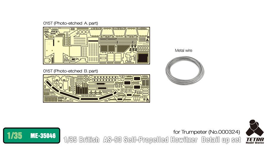 1/35 British  AS-90 Self-Propelled Howitzer  Detail up set for Trumpeter