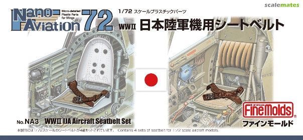 1:72 Nano Aviation 72 WWII IJA Aircraft Seatbelt Set