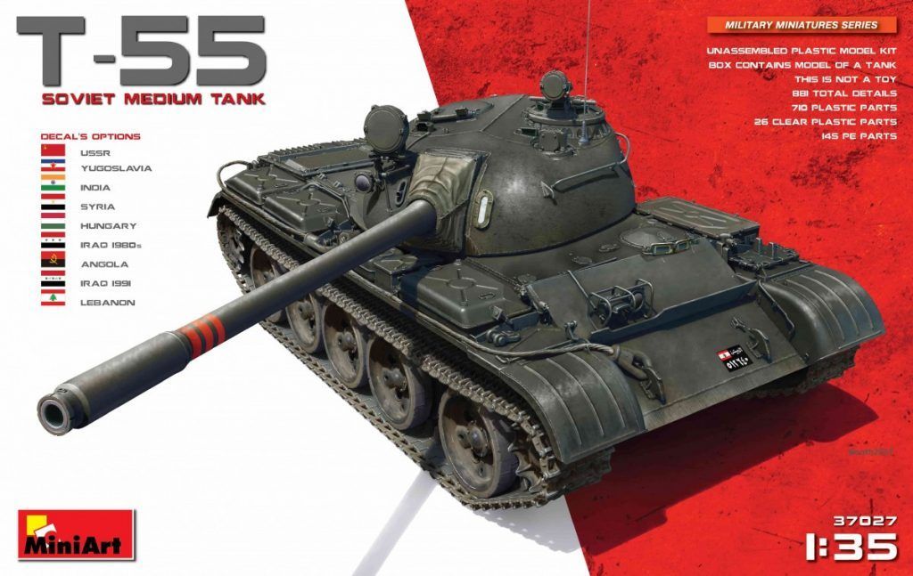 1:35 T-55 SOVIET MEDIUM TANK