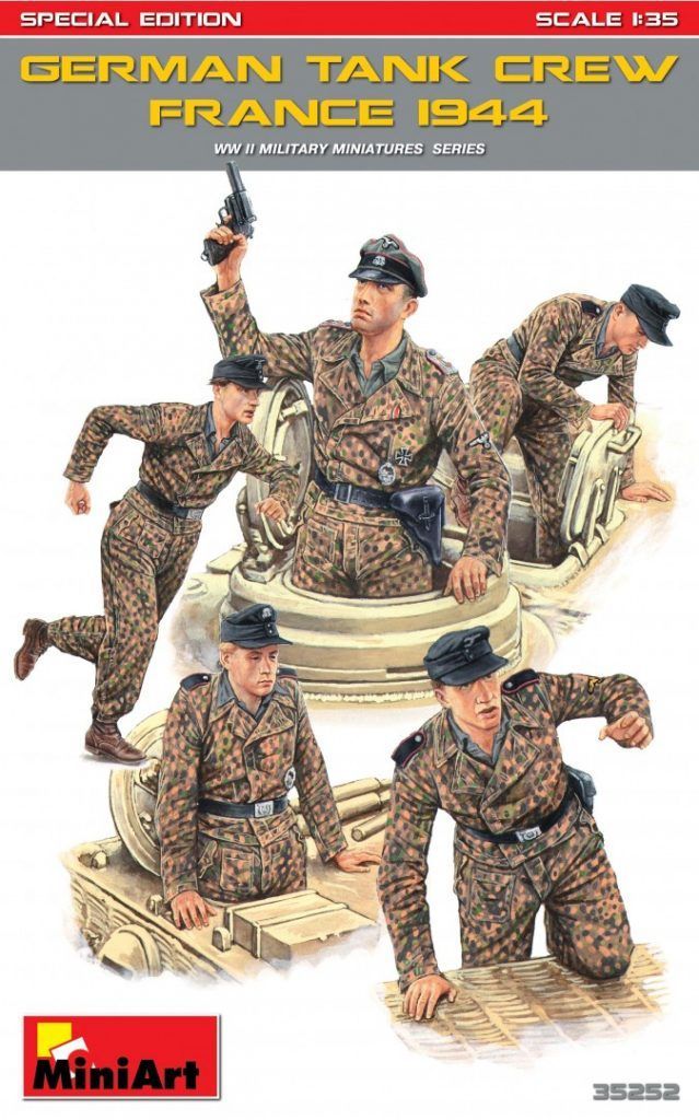 1:35 GERMAN TANK CREW (FRANCE 1944). SPECIAL EDITION