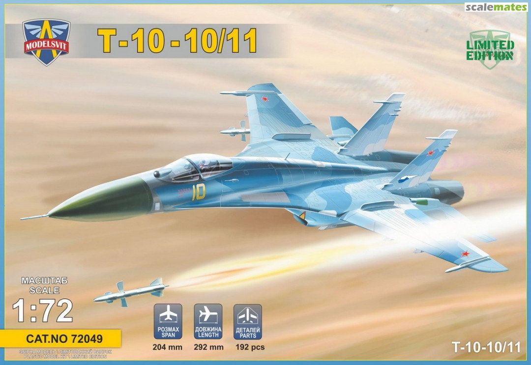1:72 T-10-10/11 Advanced Frontline Fighter (AFF) prototype