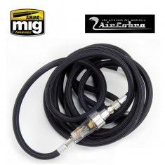 10 foot braided air hose w/ moisture trap