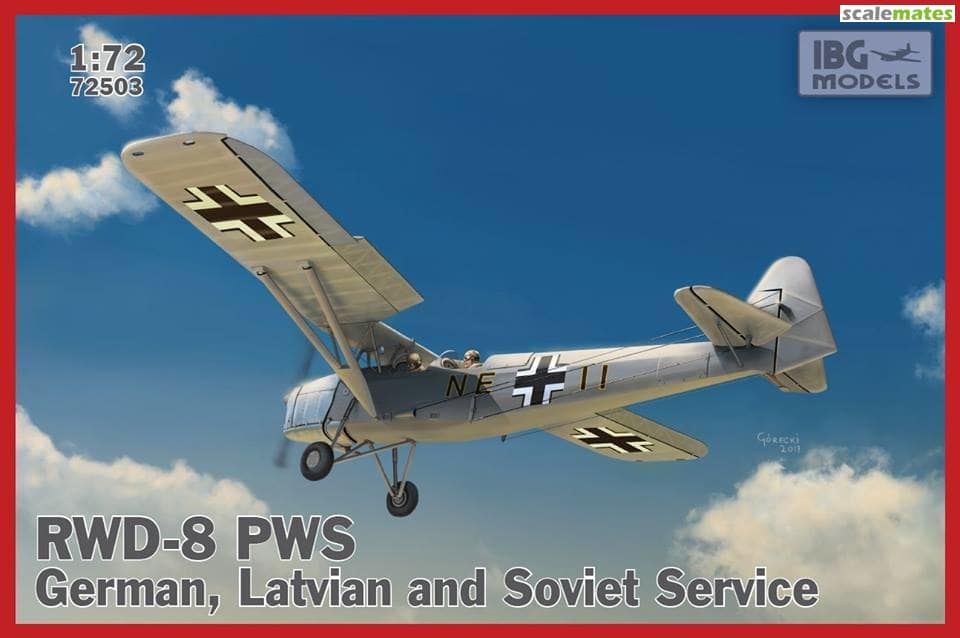 1:72 RWD-8 PWS German, Latvian and Soviet service