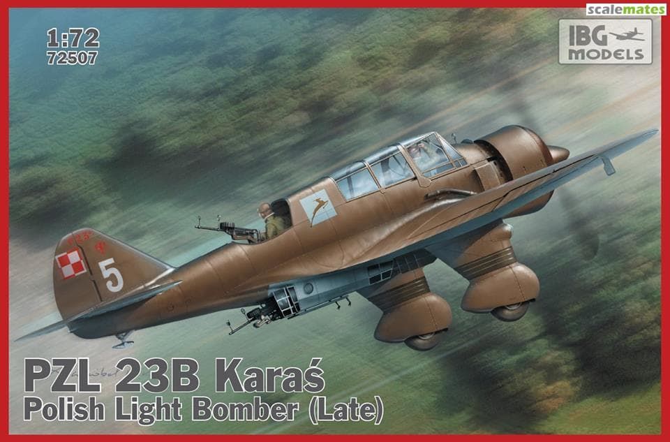 1:72 PZL 23B Karaś (late) Polish Light Bomber