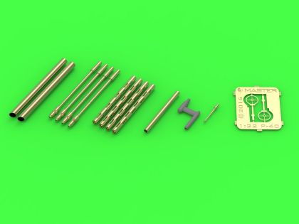 1:32 Curtiss P-40B/C Tomahawk II - British version - Browning .303 cal and British type Pitot Tube