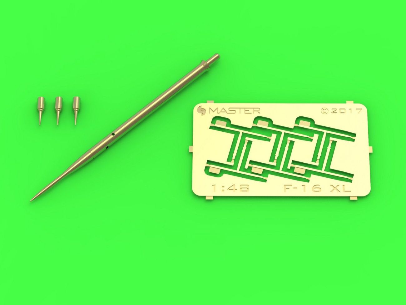 1:48 General-Dynamics F-16XL / F-CK-1 prototype - Pitot Tube & Angle Of Attack probes