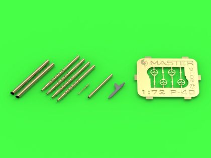 1:72 Curtiss P-40B/P-40C - US version - Browning .30 cal and US type Pitot Tube