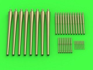 1:350 R.N. Zara armament - 203mm (8pcs), 100mm (12pcs), 37mm (8pcs), 13,2mm (8pcs) barrels