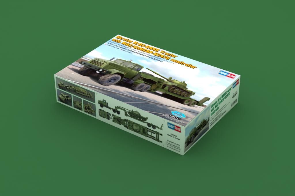 1:35 Ukraine KrAZ-6446 Tractor with MAZ/ChMZAP-5247G semitrailer