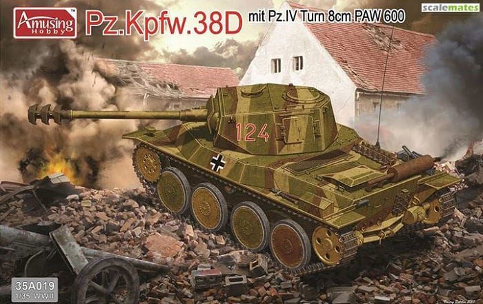 1:35 Pz.Kpfw.38D mit Pz.IV Tum 8cm PAW 600