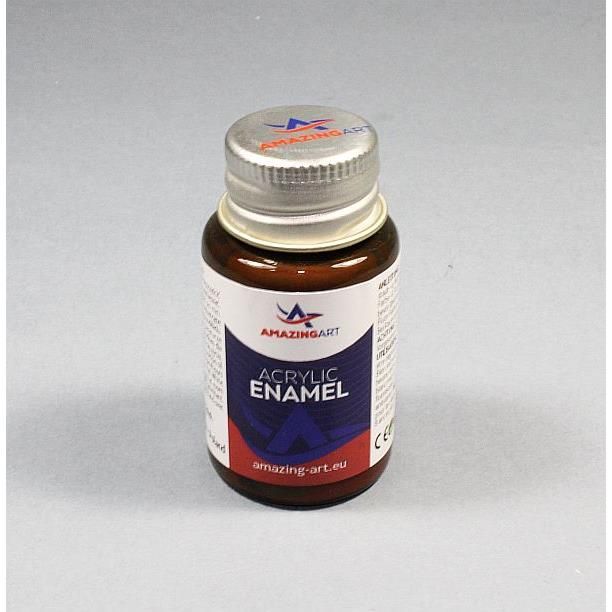 ACRYLIC ENAMEL - Brown Green Mat 15ml