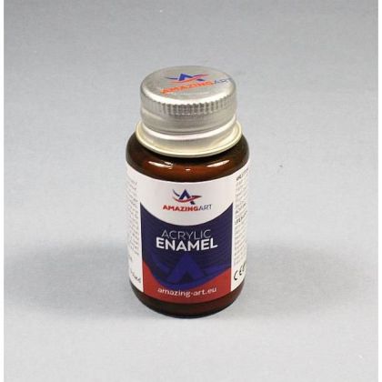ACRYLIC ENAMEL - Brown Green Mat 15ml
