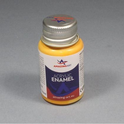 ACRYLIC ENAMEL - Dahlia Yellow Mat 15ml