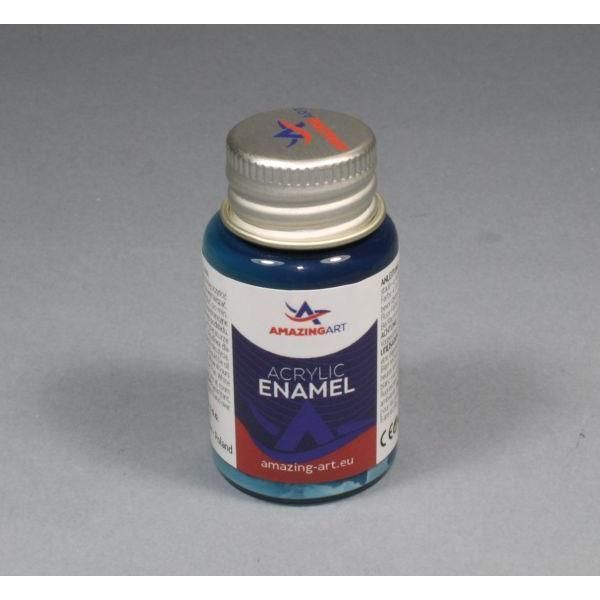 ACRYLIC ENAMEL - Green Blue Mat 15ml