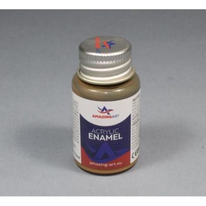 ACRYLIC ENAMEL - Green Brown Mat 15ml