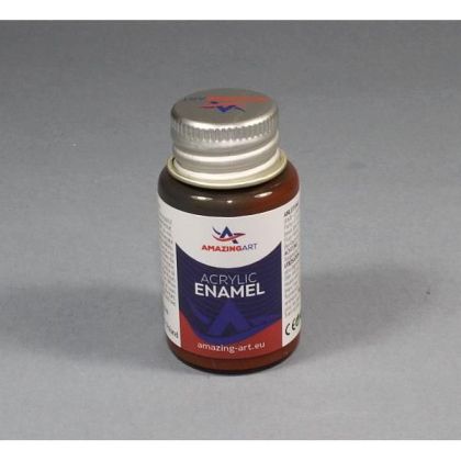 ACRYLIC ENAMEL - Nut Brown Mat 15ml