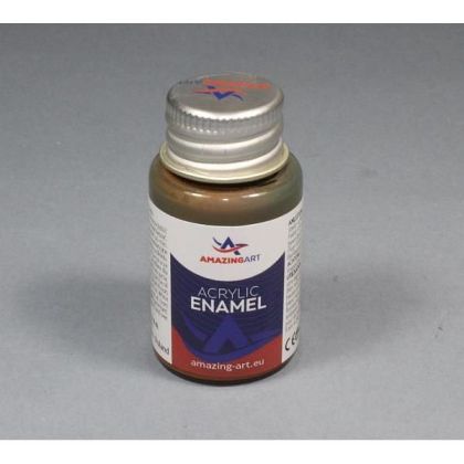 ACRYLIC ENAMEL - Olive Brown Mat 15ml