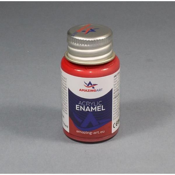 ACRYLIC ENAMEL - Orient Red Mat 15ml