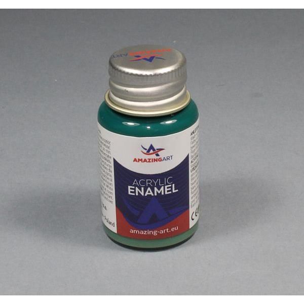 ACRYLIC ENAMEL - Patina Green Semi-Gloss 15ml
