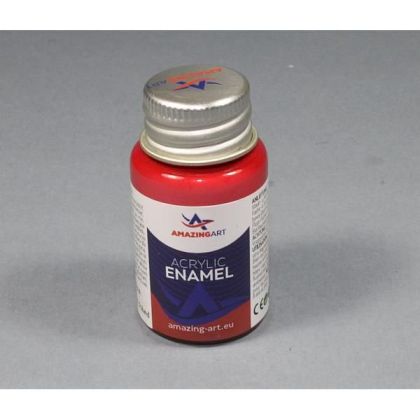 ACRYLIC ENAMEL - Raspberry Red Mat 15ml