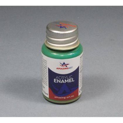 ACRYLIC ENAMEL - Reseda Green Semi-Gloss 15ml