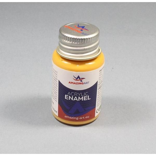 ACRYLIC ENAMEL - Saffron Yellow Mat 15ml