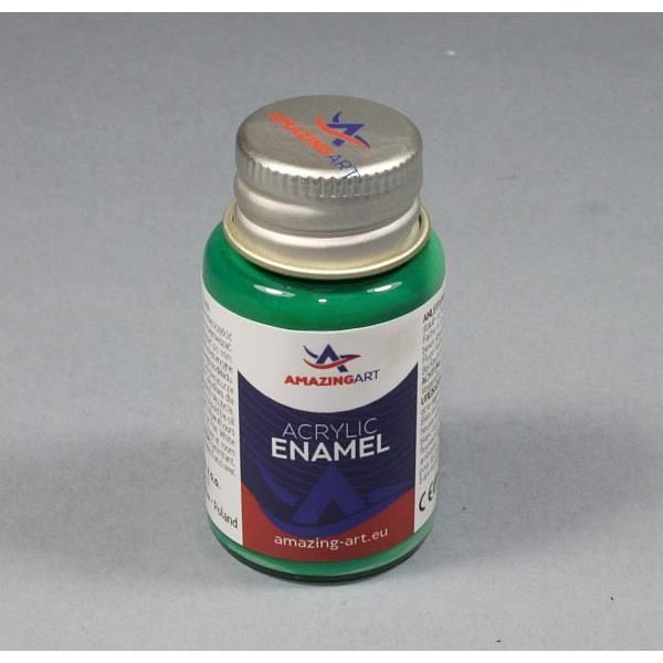 ACRYLIC ENAMEL - Traffic Green Mat 15ml