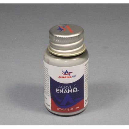 ACRYLIC ENAMEL - Traffic Grey A Semi-Gloss 15ml