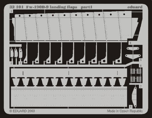 1:32 Fw 190D-9 landing flaps