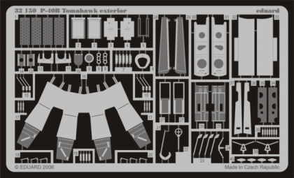 1:32 P-40B exteriér