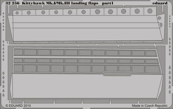1:32 Kittyhawk Mk. I/Mk. III vztlakové klapky
