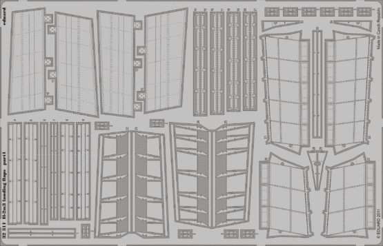 1:32 Il-2m3 vztakové klapky
